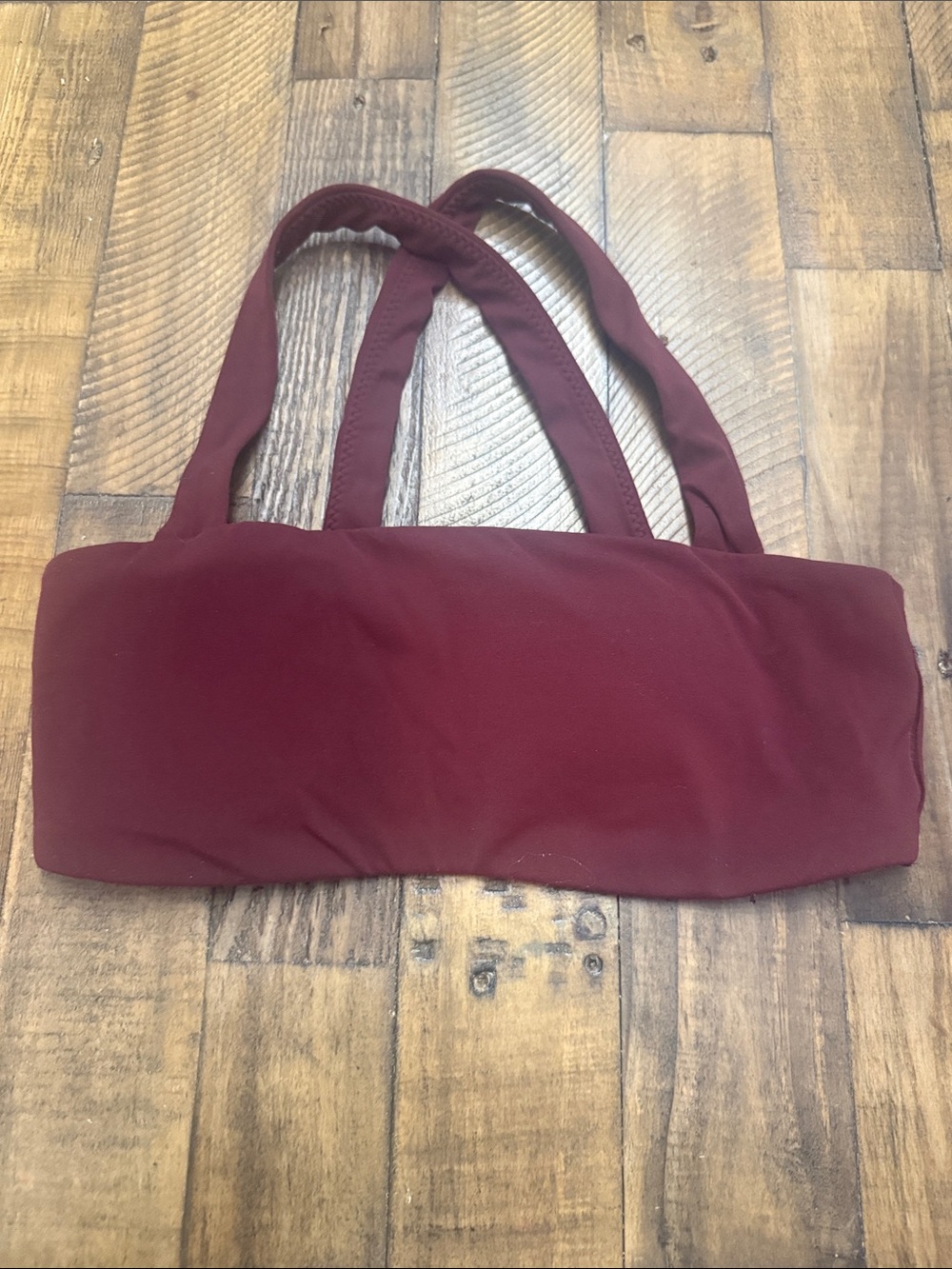 aerie Offline Medium Support Bralette in Deep Wine